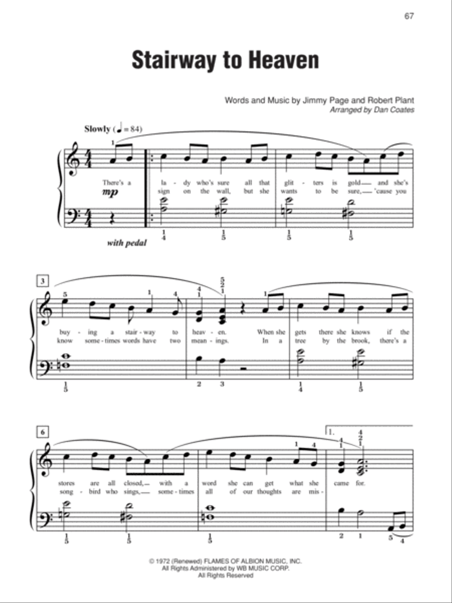 Simply Rock 70s Simply Rock 70s Easy Piano scores gallery preview page 4