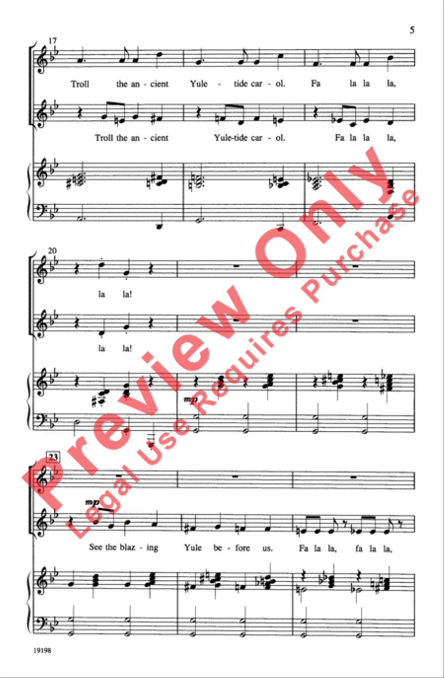 Deck the Nutcracker Hall 2-Part scores gallery preview page 14