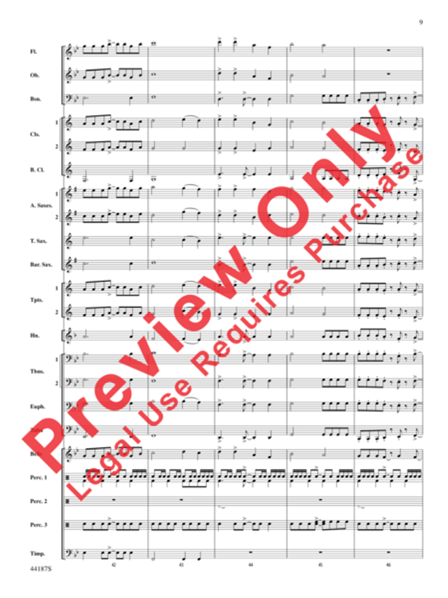 Zeeland Zeeland Concert Band scores gallery preview page 29