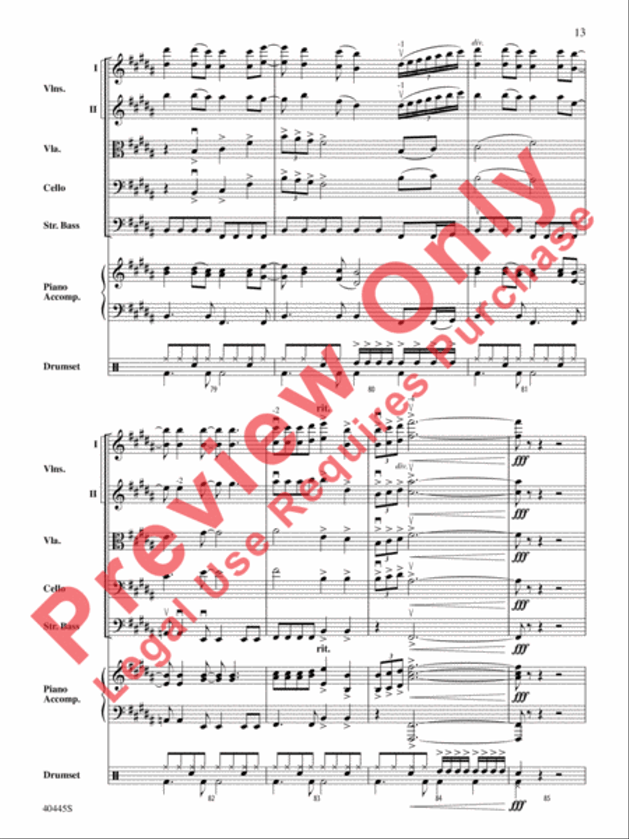 The Rolling Stones on Tour String Orchestra scores gallery preview page 14