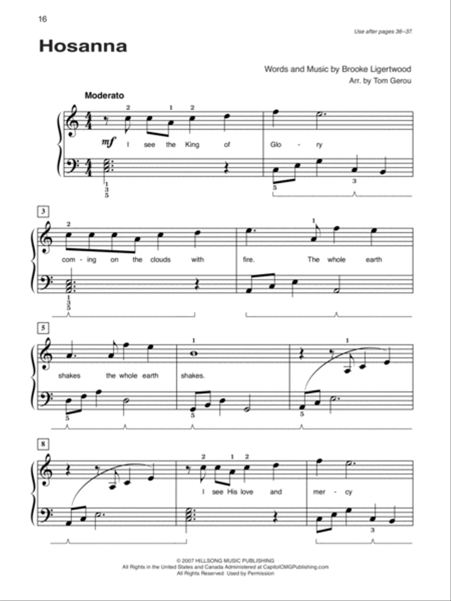 Alfred's Basic Piano Course Praise Hits, Level 3 Piano Method scores gallery preview page 21