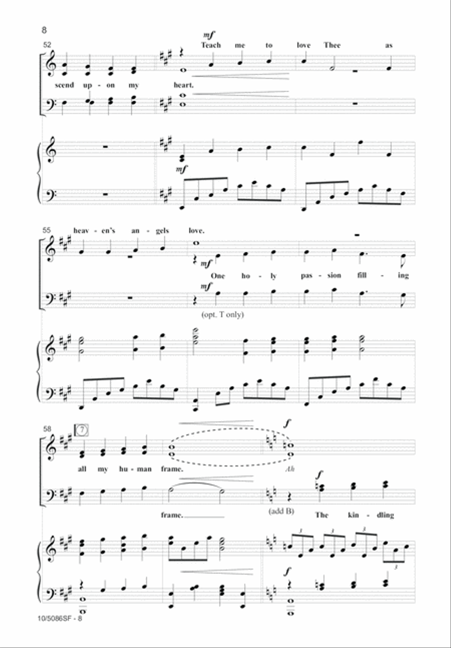 Spirit of God, Descend Upon My Heart 4-Part scores gallery preview page 8