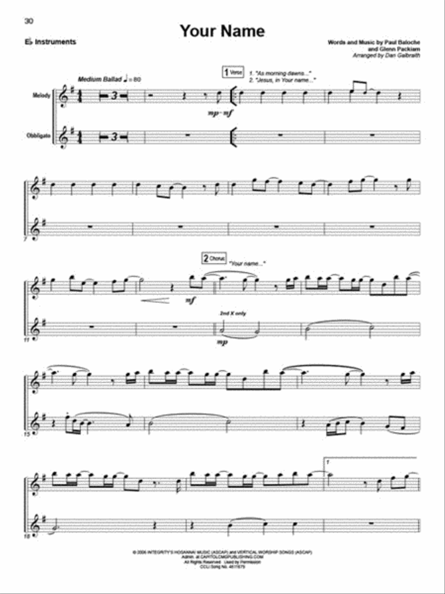 Contemporary Worship Classics Voice scores gallery preview page 5