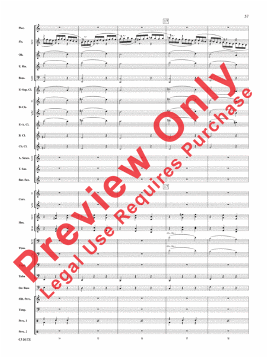 Down to the Sea in Ships (from the NBC TV Film Project 20) Concert Band scores gallery preview page 58
