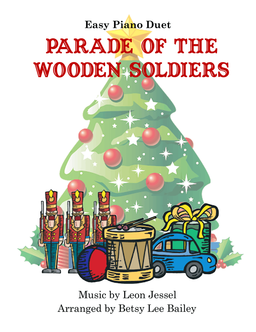 Parade of the Wooden Soldiers - easy piano duet Easy Piano scores gallery preview page 1
