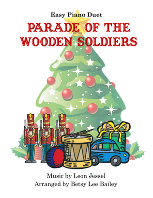 Book cover for Parade of the Wooden Soldiers - easy piano duet