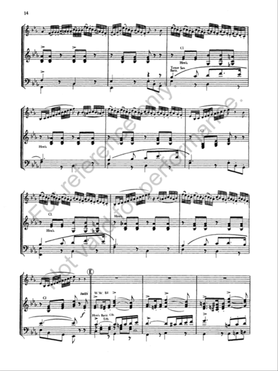 Carnival of Venice Concert Band scores gallery preview page 15