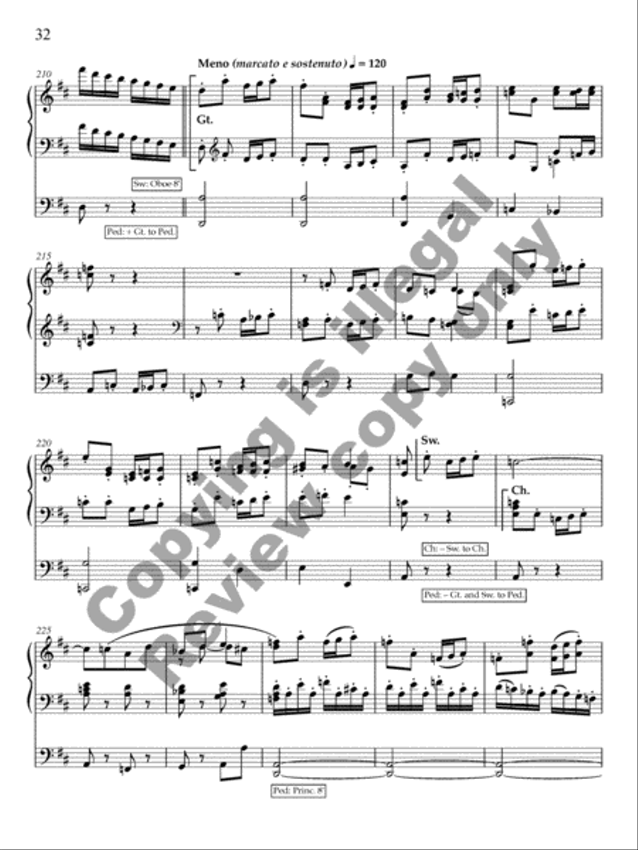 Ancient Airs and Dances, Suite No. 1 Organ Solo scores gallery preview page 53