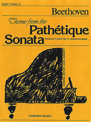 Book cover for Theme from the Pathetique Sonata (Easy Piano No.9)