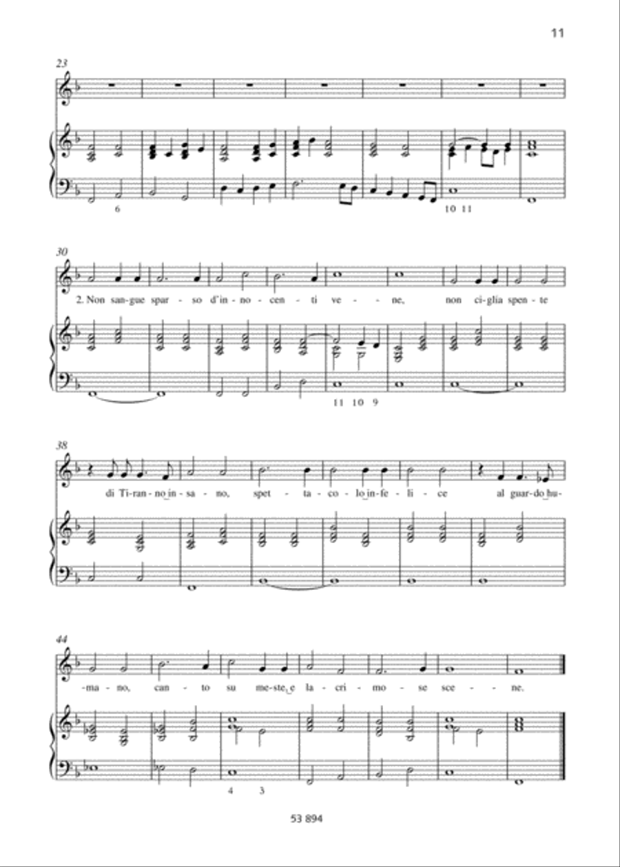 Prologo della Tragedia Mezzo-Soprano Voice scores gallery preview page 2