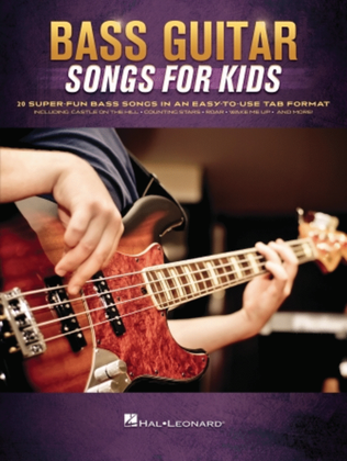 Book cover for Bass Guitar Songs for Kids