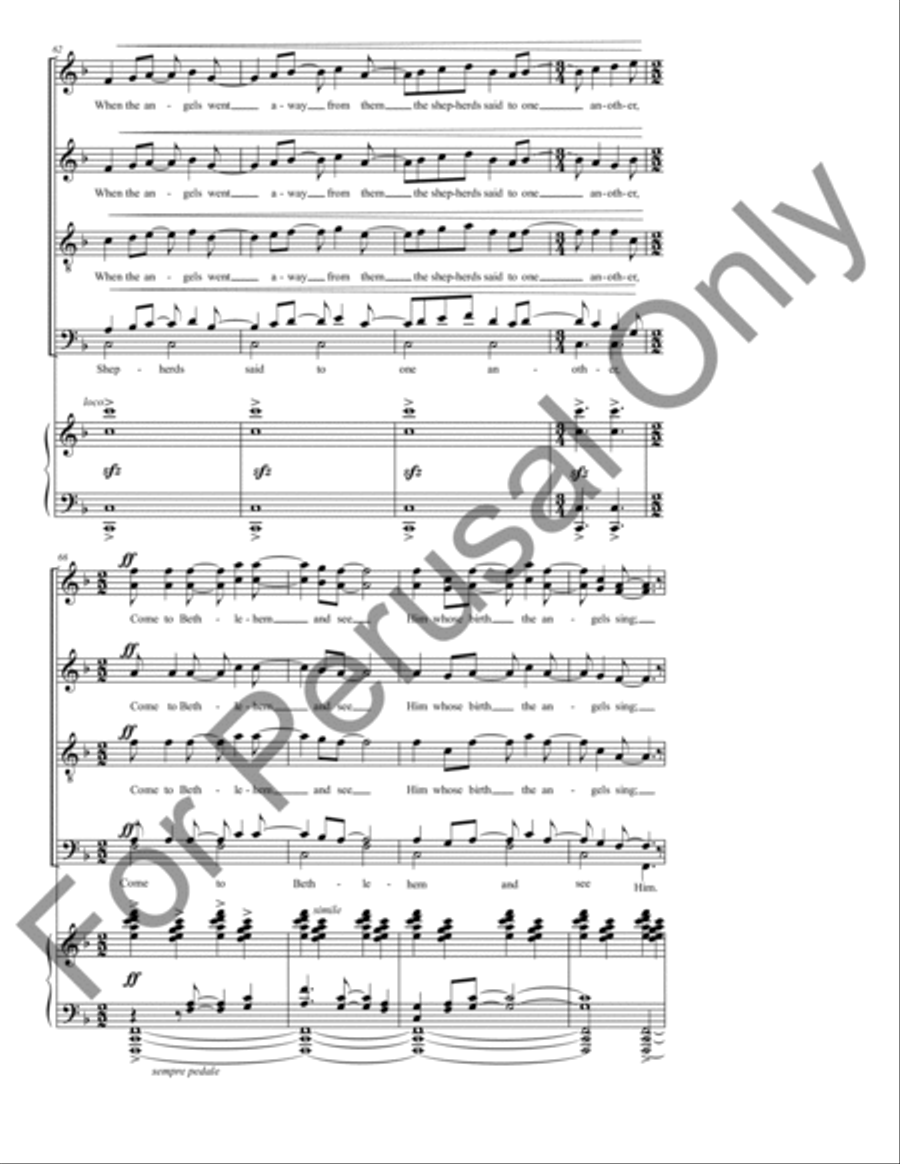 Angels Heard On High Angels Heard On High 4-Part scores gallery preview page 8