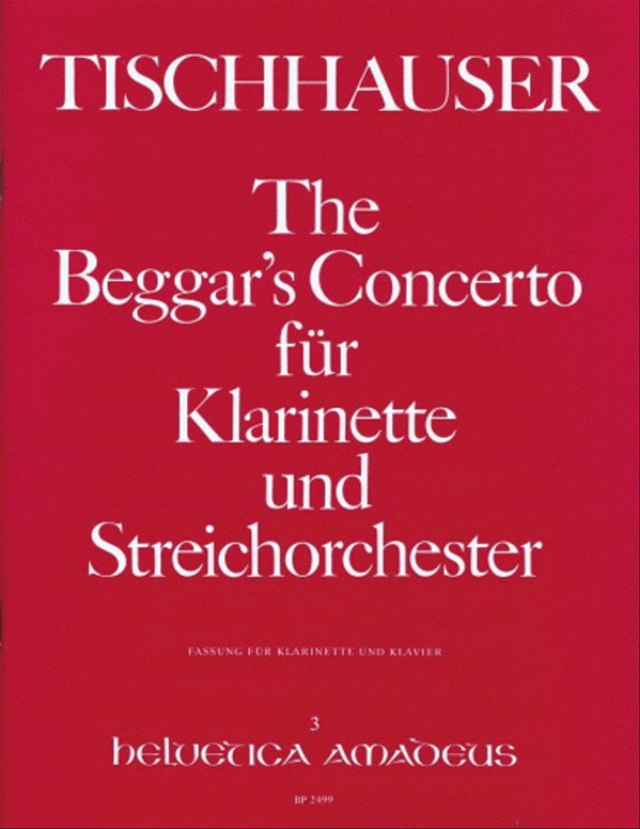 The Beggar's Concerto The Beggar's Concerto Clarinet scores gallery preview page 1