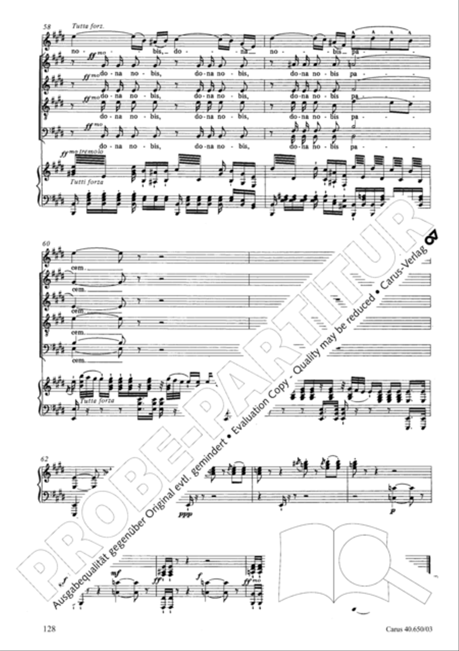 Petite Messe solennelle 4-Part scores gallery preview page 131