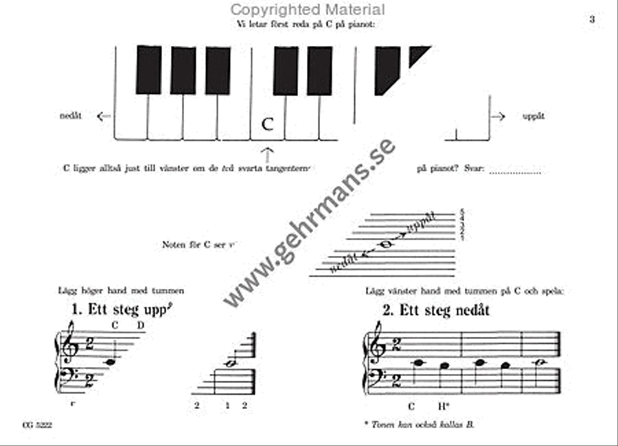 Vi spelar piano 1 Piano Solo scores gallery preview page 2
