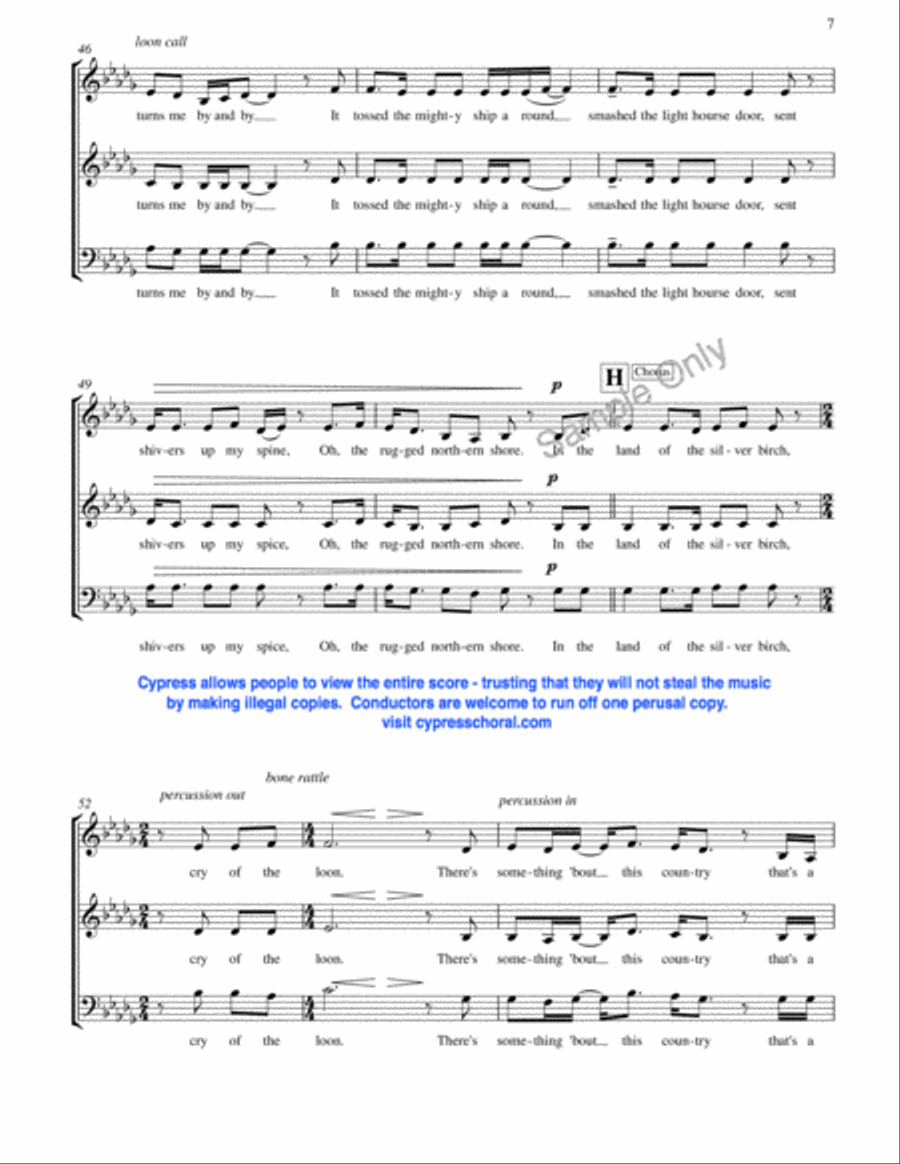 Woodsmoke And Oranges Woodsmoke And Oranges 4-Part scores gallery preview page 7