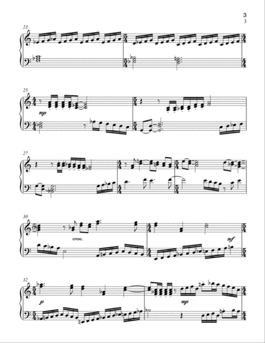 Sonatina for Piano Sonatina for Piano Piano Solo scores gallery preview page 3