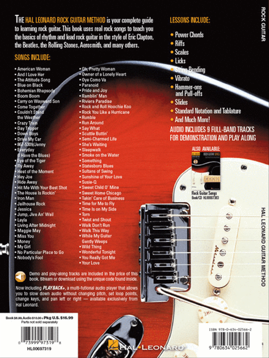 Hal Leonard Rock Guitar Method Electric Guitar scores gallery preview page 9
