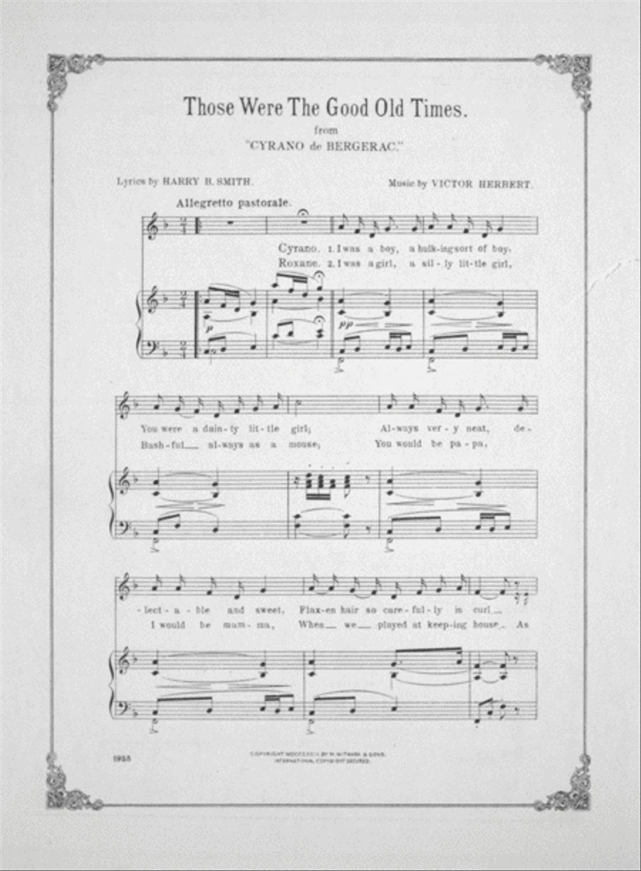 Those Were the Good Old Times Voice scores gallery preview page 2