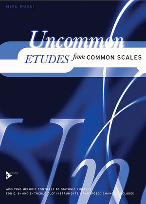 Book cover for Uncommon Etudes from Common Scales, Volume 1