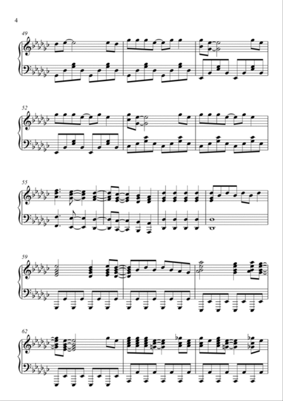 Y.m.c.a. Piano Solo scores gallery preview page 4