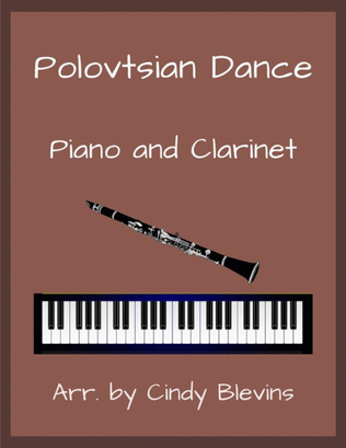 Book cover for Polovtsian Dance, for Piano and Clarinet