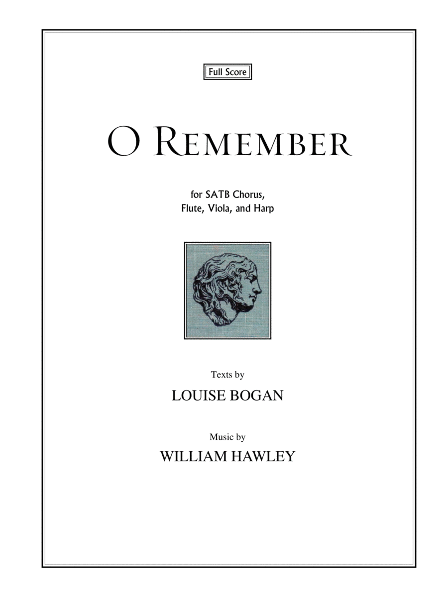 O Remember (Full Score and Set of Parts) image number null
