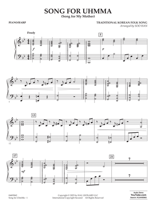 Song for UhmMa (Song for My Mother) (arr. Soo Han) - Piano/Harp