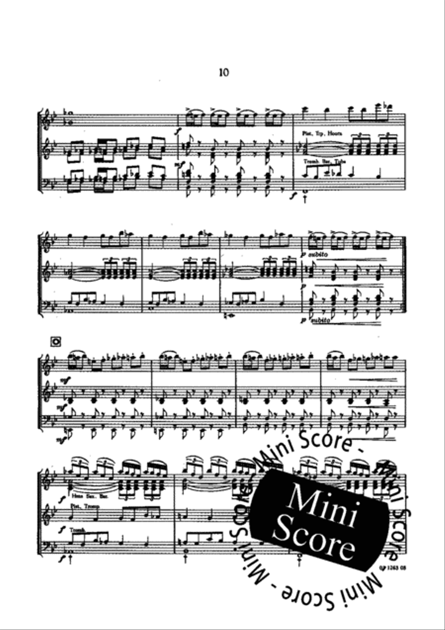 Choral Fantasy Fanfare Band scores gallery preview page 13