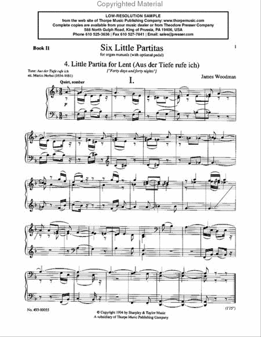 Six Little Partitas