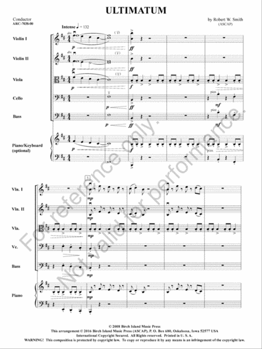 Ultimatum String Orchestra scores gallery preview page 3