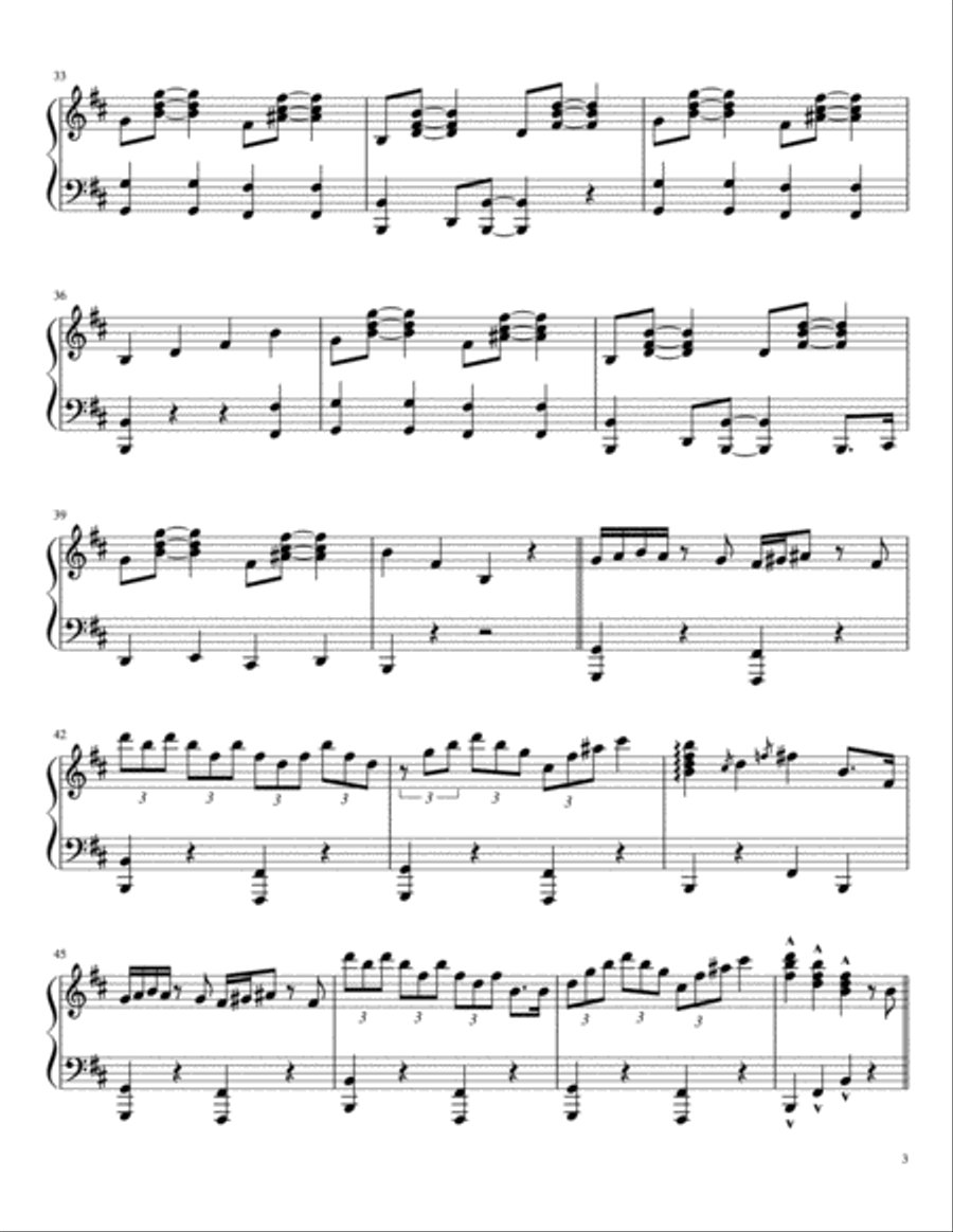 Spooky Scary Skeletons Spooky Scary Skeletons Piano Solo scores gallery preview page 3