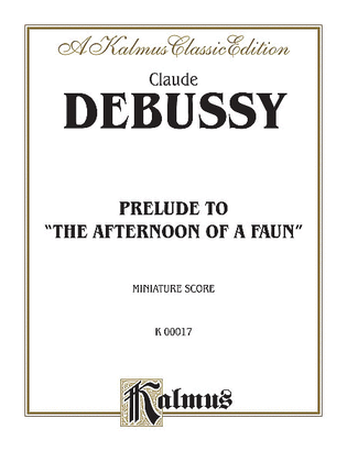 Book cover for The Afternoon of a Faun -- Prelude