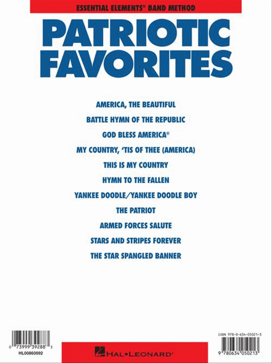Patriotic Favorites Concert Band Methods scores gallery preview page 6