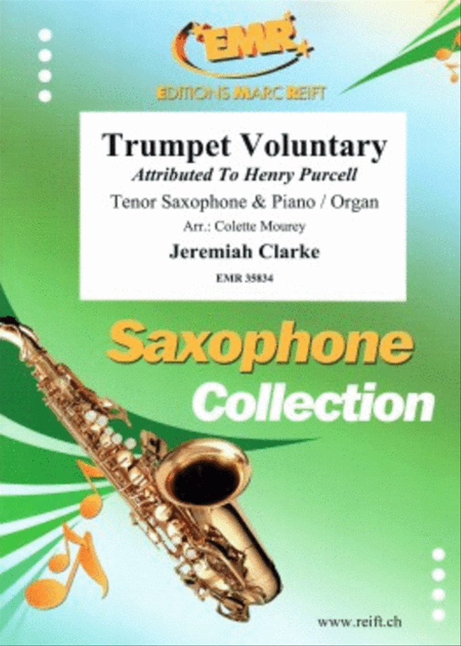 Trumpet Voluntary Tenor Saxophone scores gallery preview page 1
