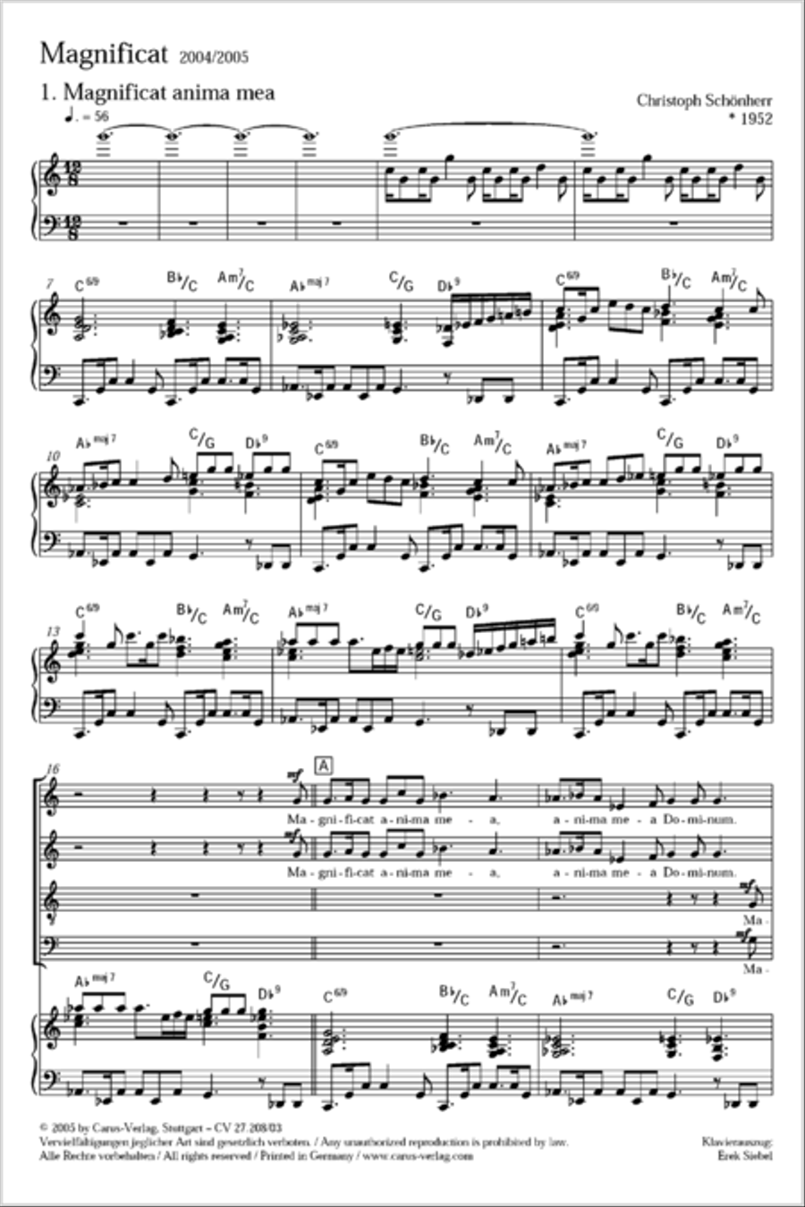 Magnificat 4-Part scores gallery preview page 70