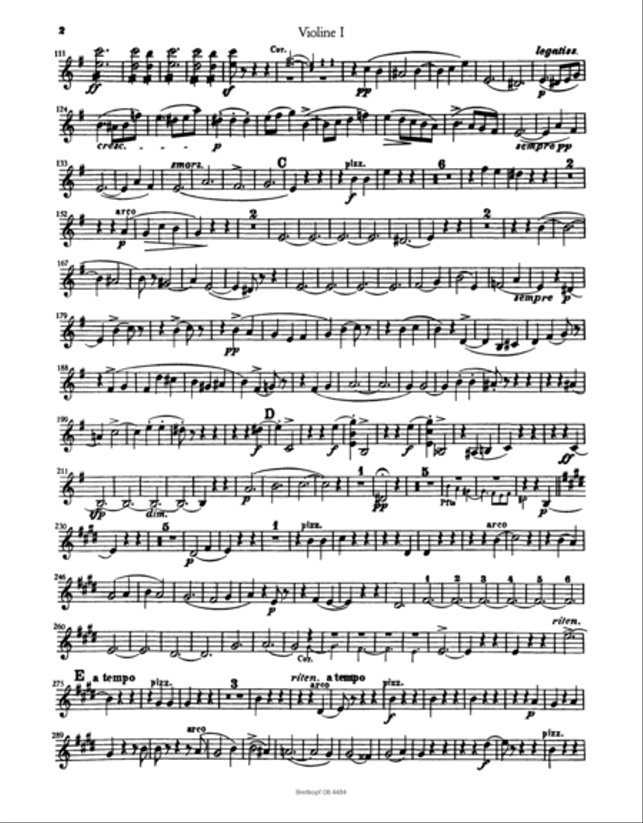 Piano Concerto No. 1 in E minor Op. 11 Orchestra scores gallery preview page 3