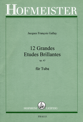 13 Grandes Etuudes Brillantes, op. 43