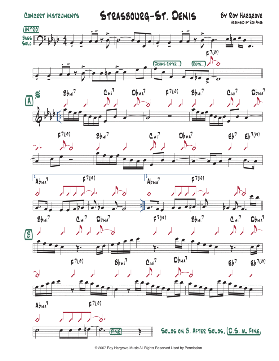 Strasbourg / St. Denis Piano scores gallery preview page 1