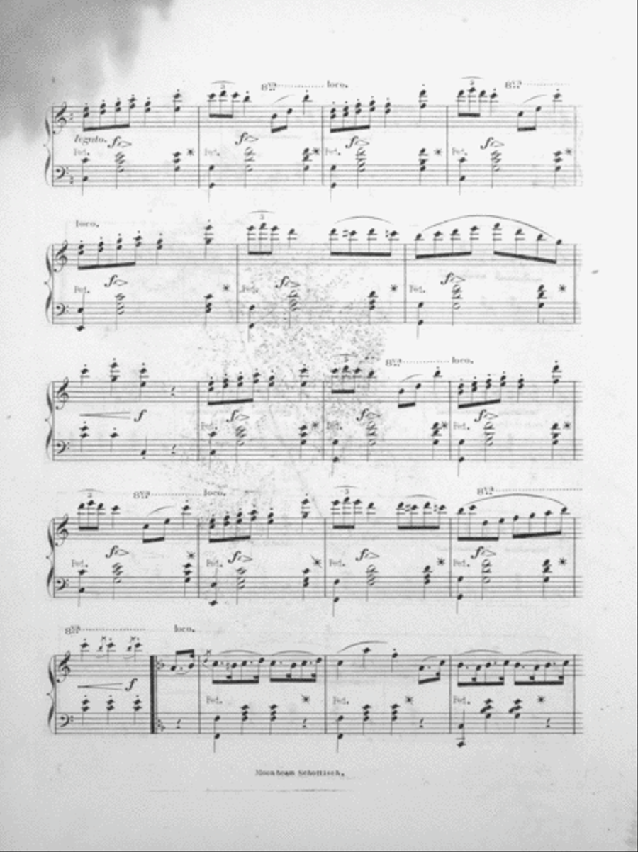 The Moonbeam Schottisch Piano Solo scores gallery preview page 3