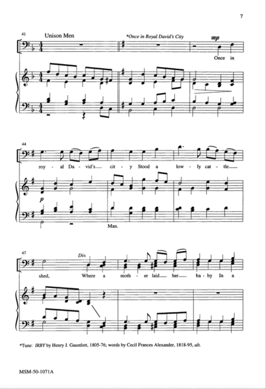 A Festival of Carols A Festival of Carols 4-Part scores gallery preview page 5