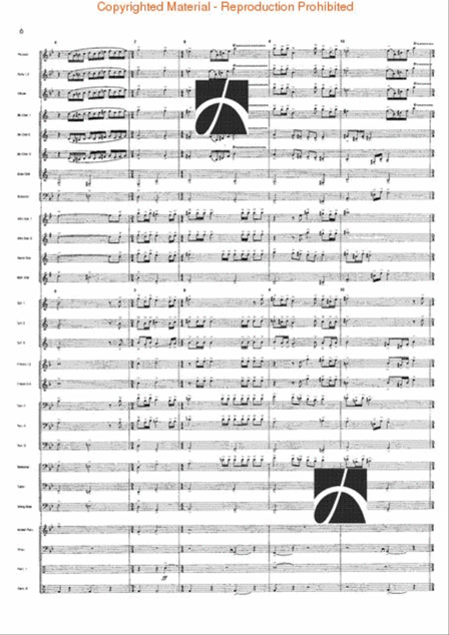 Westminster Carol Concert Band scores gallery preview page 3