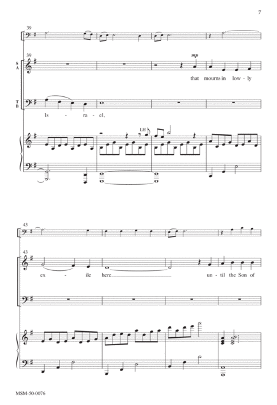 O Come, O Come, Emmanuel 4-Part scores gallery preview page 5