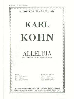 Book cover for Alleluia (choral-mixed Accompanied)