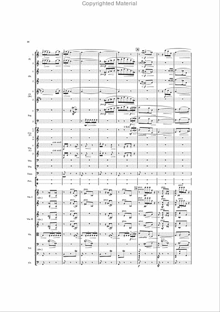 Facade: First and Second Suites for Orchestra Orchestra scores gallery preview page 7