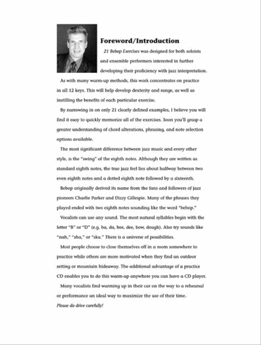 21 Bebop Exercises Voice scores gallery preview page 2