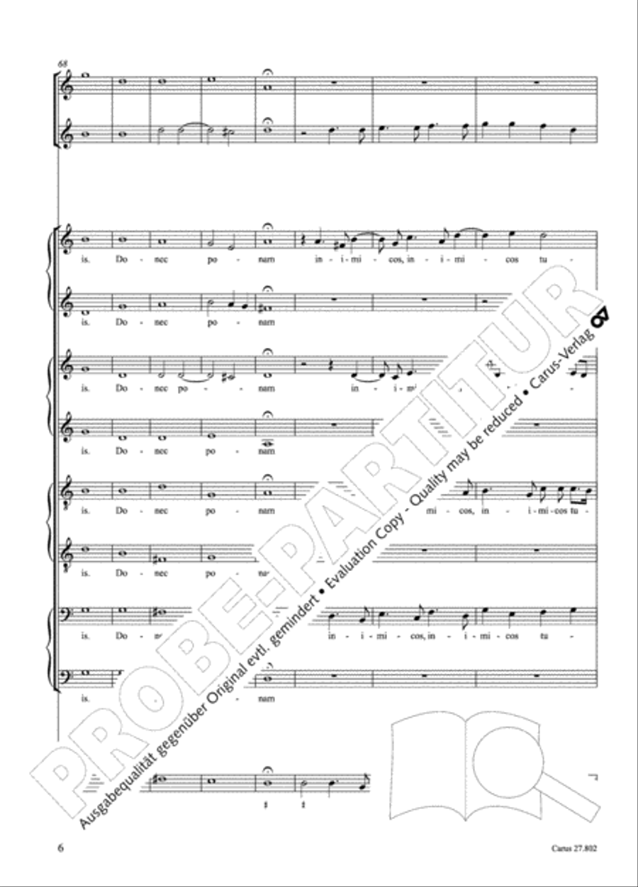 Salmi I (Selva morale e spirituale) Collection / Songbook scores gallery preview page 31