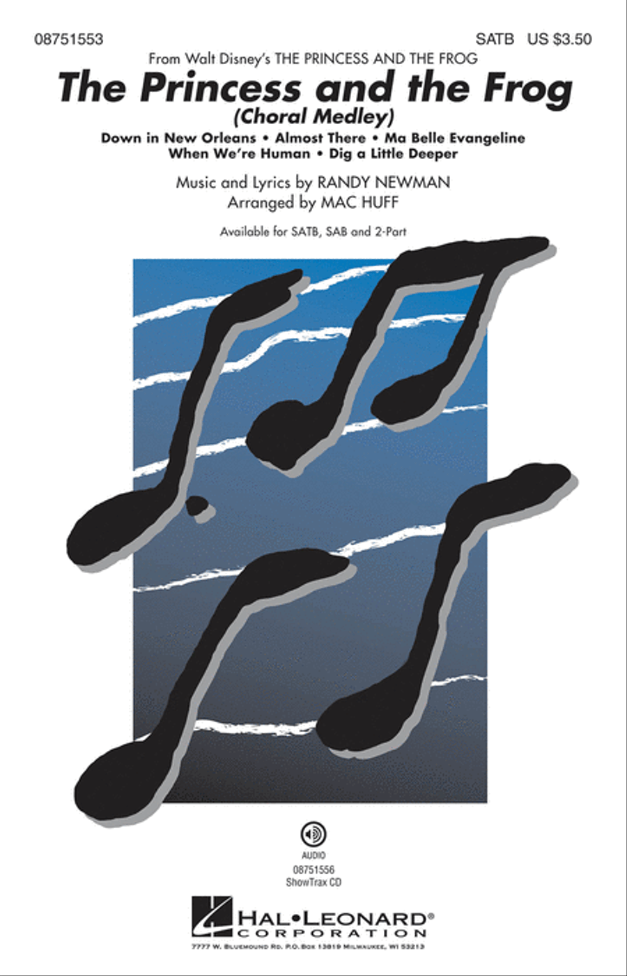The Princess and the Frog 4-Part scores gallery preview page 1