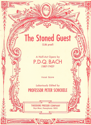 Book cover for The Stoned Guest (S.86 proof)