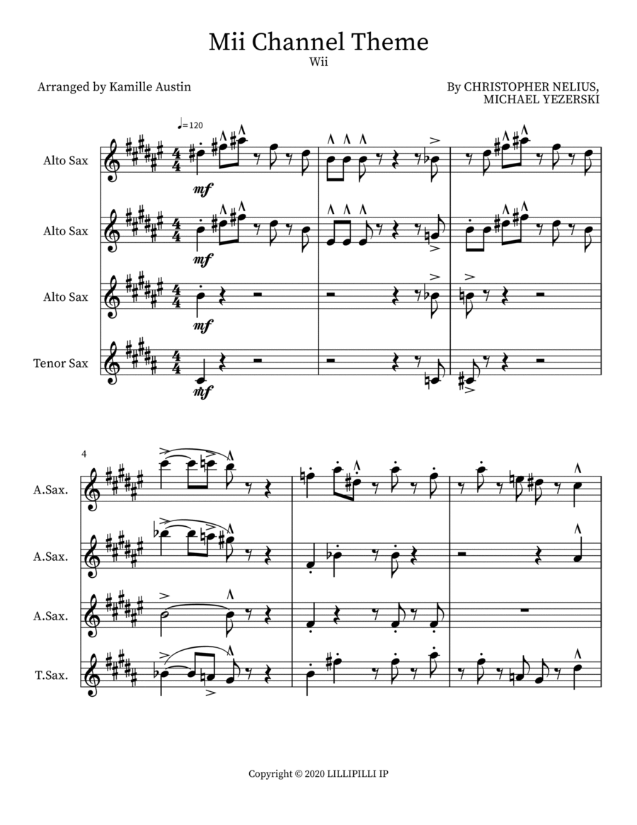 Wii shop channel sheet music cheap